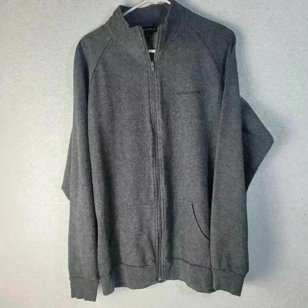 Space x Gray Full Zip Jacket 2X